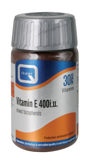 Quest Vitamins Vitamin E 400iu with Mixed Tocopherols 30's