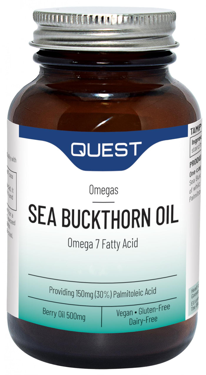 Quest Vitamins Sea Buckthorn Oil Omega 7 Fatty Acid 120's