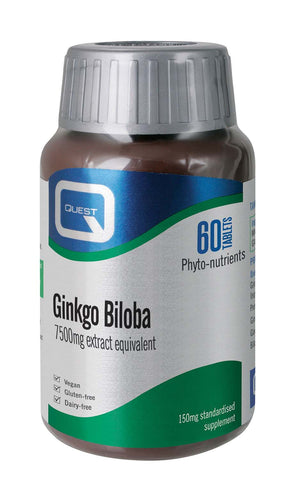 Quest Vitamins Ginkgo Biloba 60's
