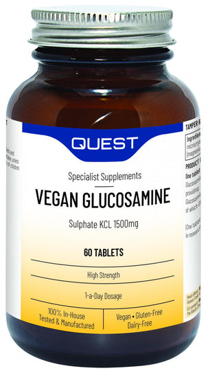 vegan glucosamine sulphate kcl 1500mg 60s