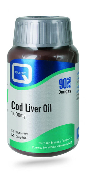Quest Vitamins Cod Liver Oil 1000mg 90's