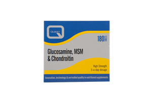 Quest Vitamins Glucosamine, MSM & Chondroitin 180's (TWIN PACK 2 x 90's)