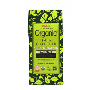 organic hair colour soft black 100g