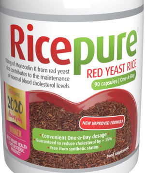 red yeast rice capsules one a day 90s