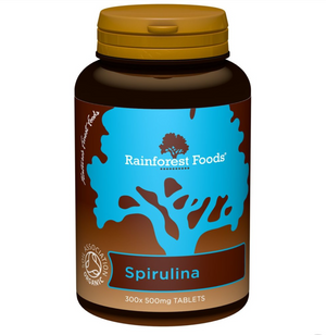 Rainforest Foods Spirulina 300 Tablets