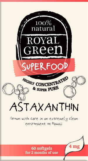 Royal Green Wholefood Bio Astaxanthin 60's