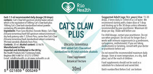 cats claw plus 30ml