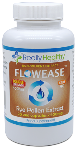 flowease rye pollen extract double strength 500mg 90s
