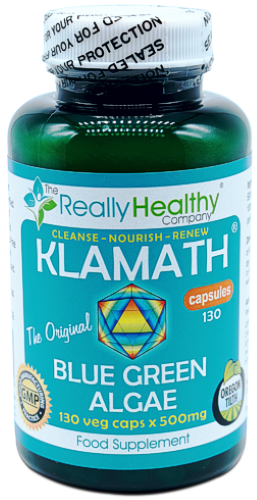 The Really Healthy Company Klamath Blue Green Algae 500mg 120's