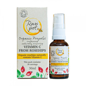organic propolis with vitamin c from rosehips 30ml
