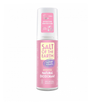 lavender and vanilla natural deodorant spray 100ml pure aura
