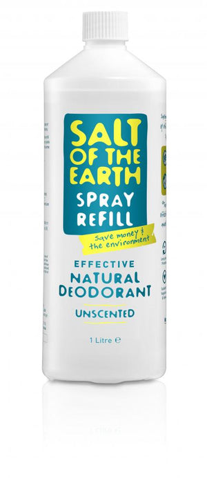 crystal spring unscented deodorant 1 litre refill bottle