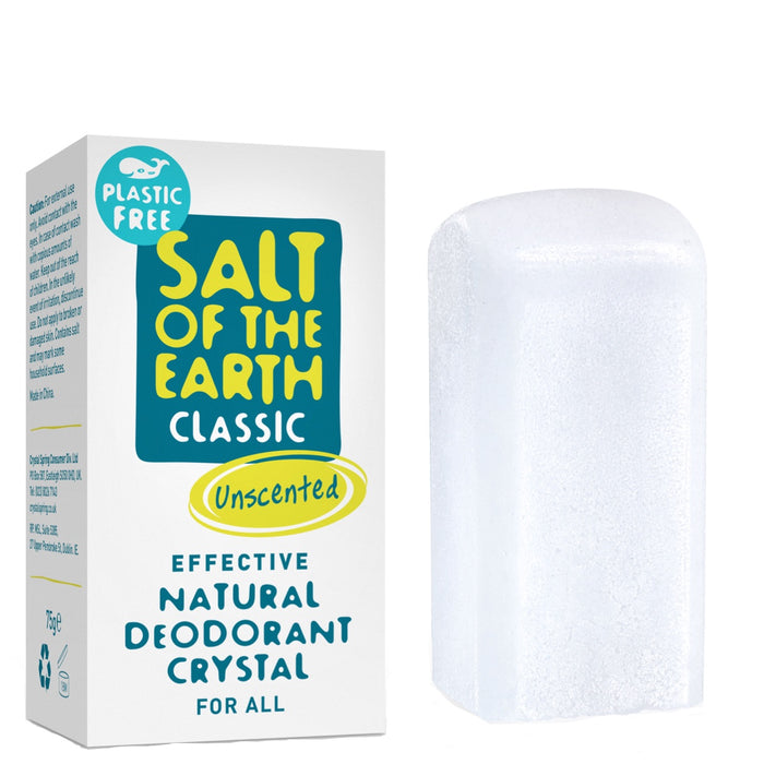Salt of the Earth Classic Unscented Natural Deodorant Crystal 75g