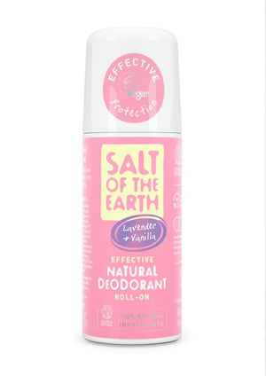 lavender and vanilla natural deodorant roll on 75ml pure aura