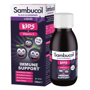 sambucol for kids vitamin c black elderberry 120ml