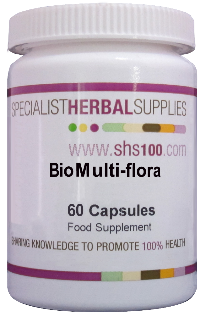 Specialist Herbal Supplies (SHS) Bio Multi-Flora Capsules 60's