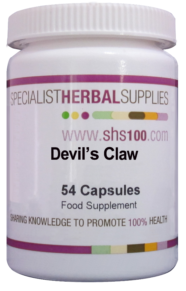 Specialist Herbal Supplies (SHS) Devil’s Claw Capsules 54's