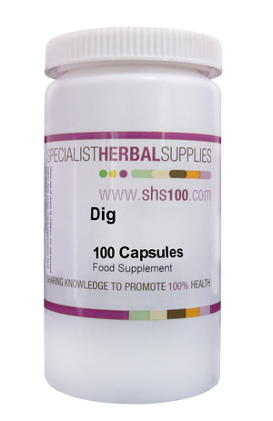 Specialist Herbal Supplies (SHS) Dig Capsules 100's