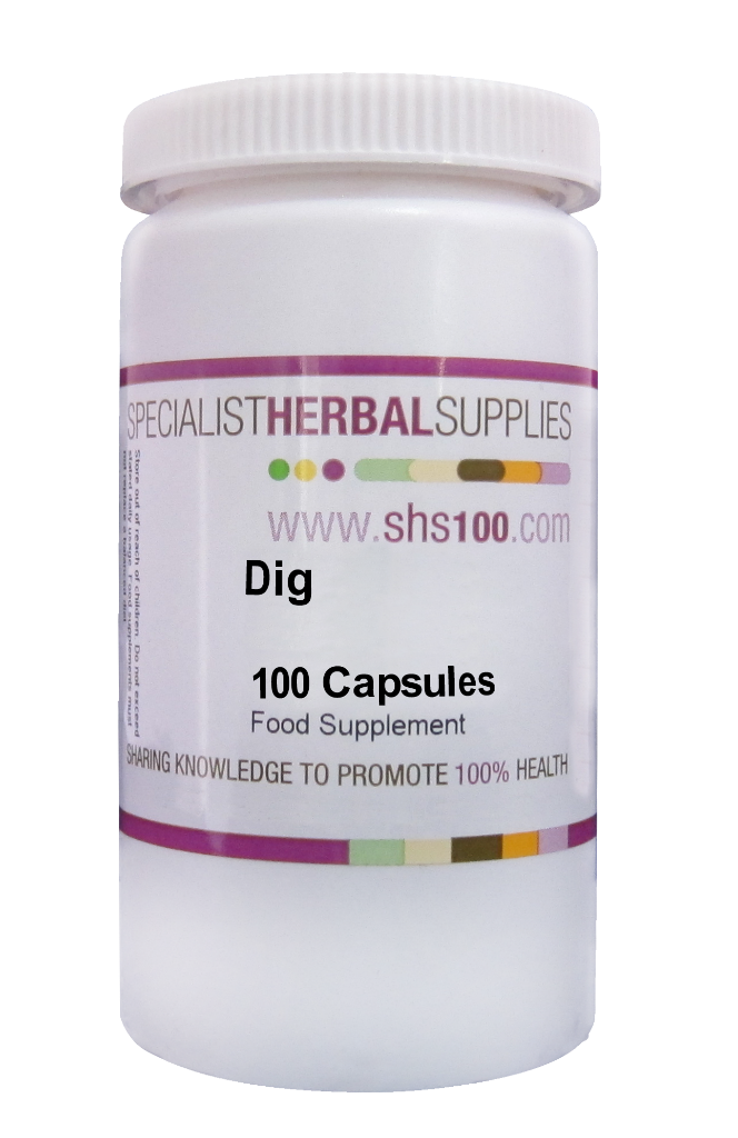 Specialist Herbal Supplies (SHS) Dig Capsules 100's