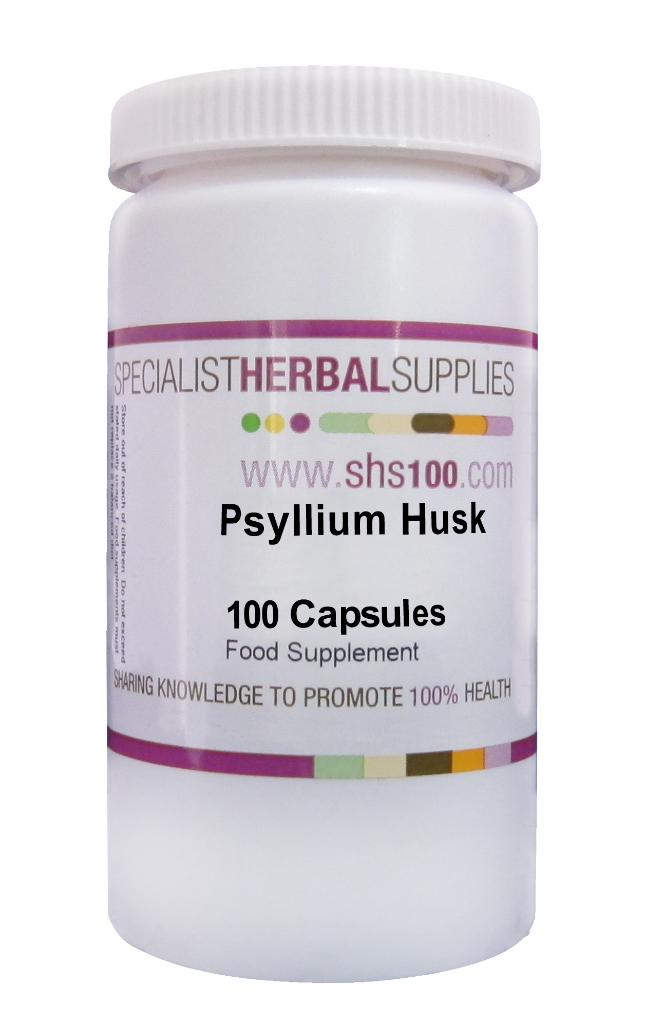 Specialist Herbal Supplies (SHS) Psyllium Husk Capsules 100's