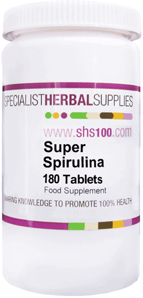 Specialist Herbal Supplies (SHS) Super Spirulina Tablets 180's