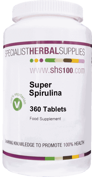 Specialist Herbal Supplies (SHS) Super Spirulina Tablets 360's