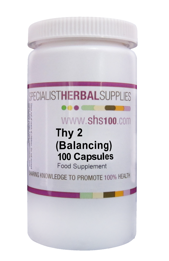 Specialist Herbal Supplies (SHS) Thy-2 (Balancing) Capsules 100's