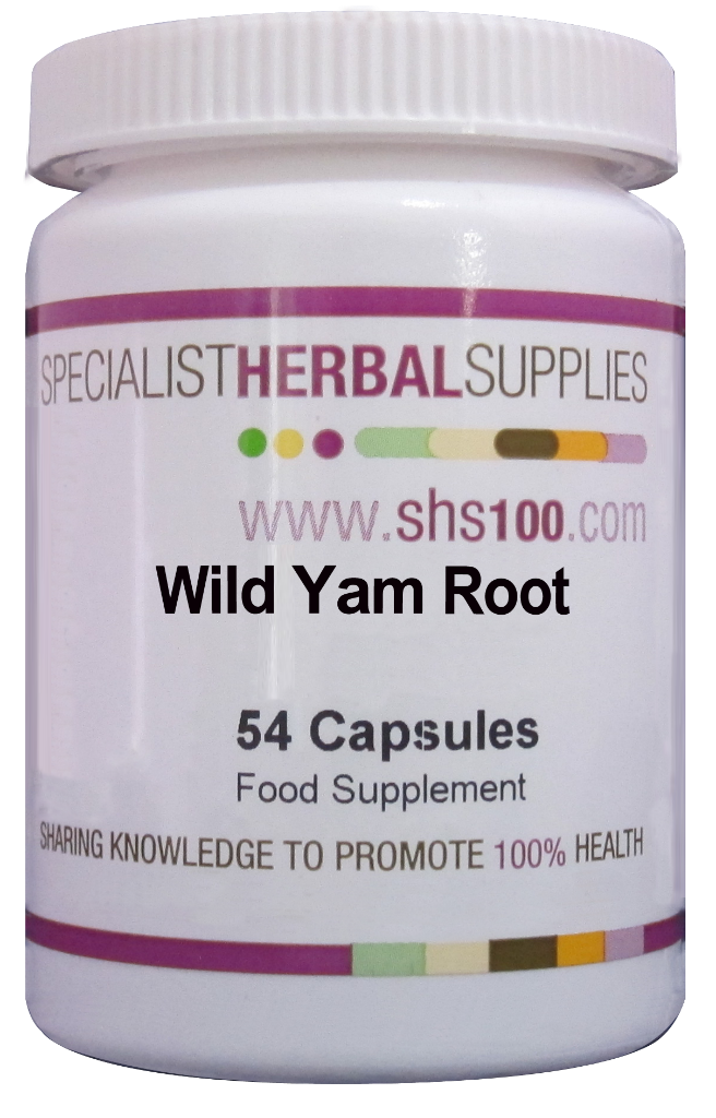 Specialist Herbal Supplies (SHS) Wild Yam Root Capsules 54's