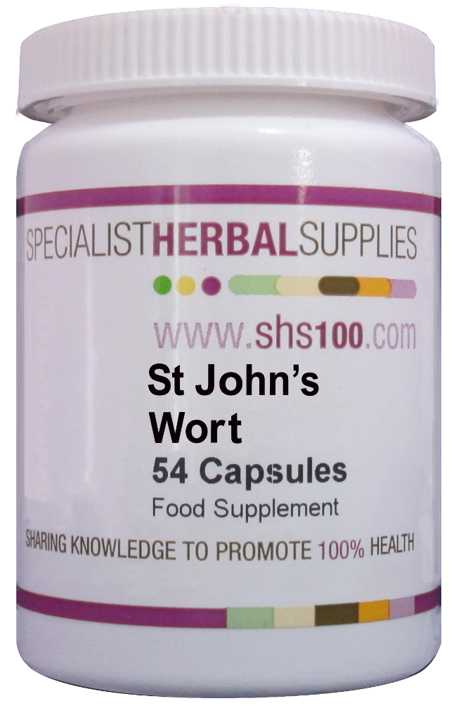 Specialist Herbal Supplies (SHS) St John's Wort Capsules 54's