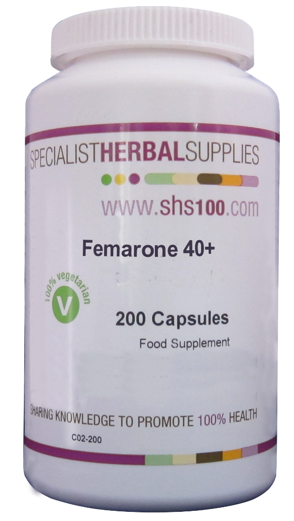 Specialist Herbal Supplies (SHS) Femarone 40+ Capsules 200's