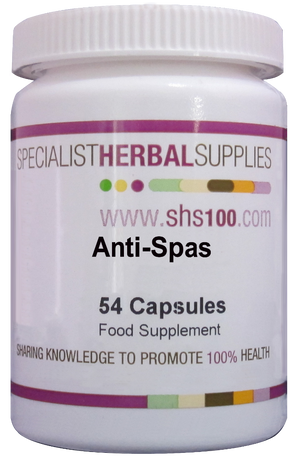 Specialist Herbal Supplies (SHS) Anti-Spas Capsules 54's