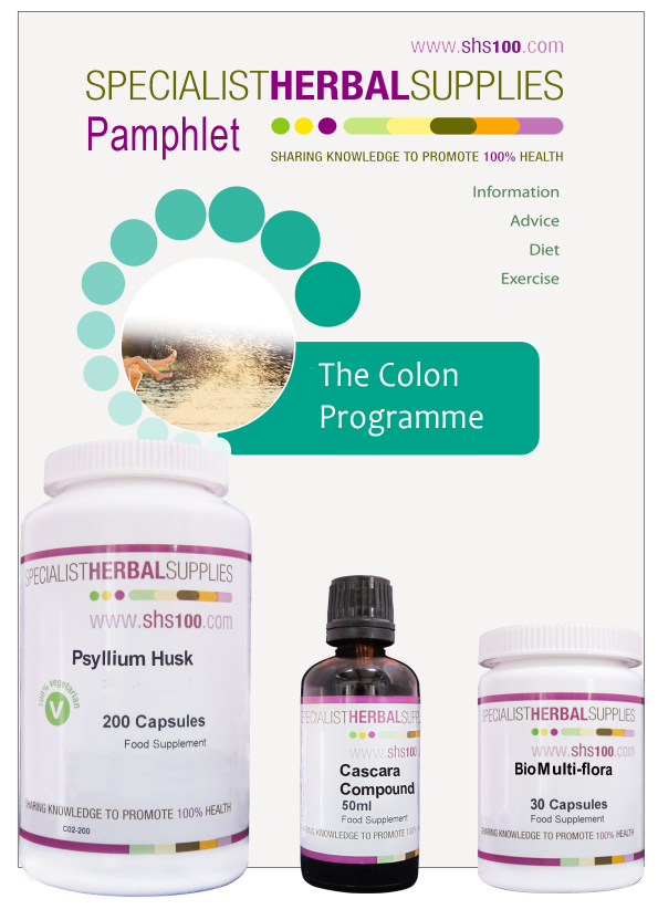 Specialist Herbal Supplies (SHS) Colon Programme Single with Drops 30 day pack
