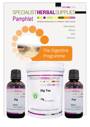 Specialist Herbal Supplies (SHS) Digestive Programme with Drops 30 days pack