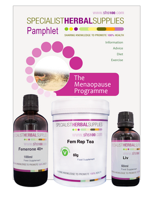 Specialist Herbal Supplies (SHS) Menopause Programme with Drops 30 day pack