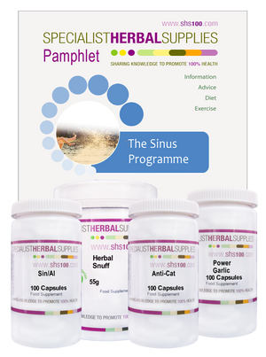 Specialist Herbal Supplies (SHS) Sinus Programme with Snuff (1st month) 30 day pack