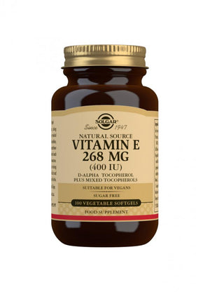 vitamin e 268mg 400iu 100s vegetable softgels