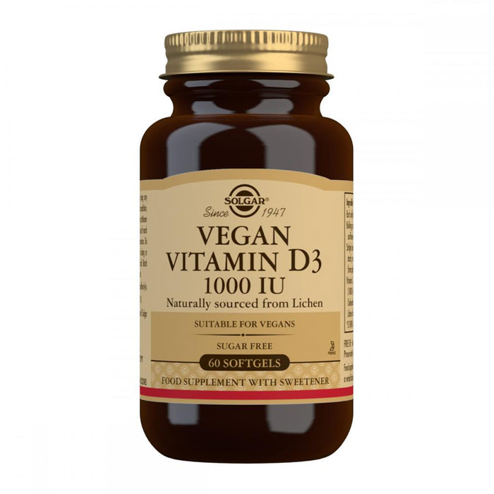 Solgar Vegan Vitamin D3 1000 IU 60's