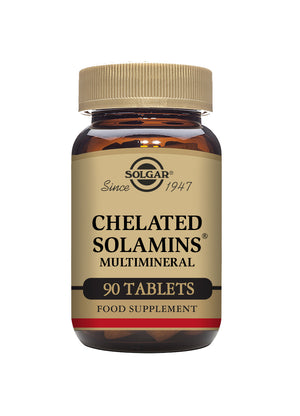 chelated solamins multimineral tablets 90s