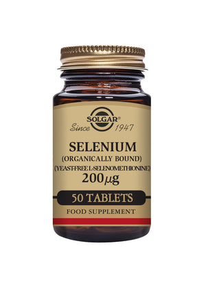 selenium 200ug yeast free 50s