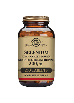 selenium 200ug yeast free tablets 250s