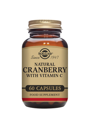 natural cranberry with vitamin c 60s