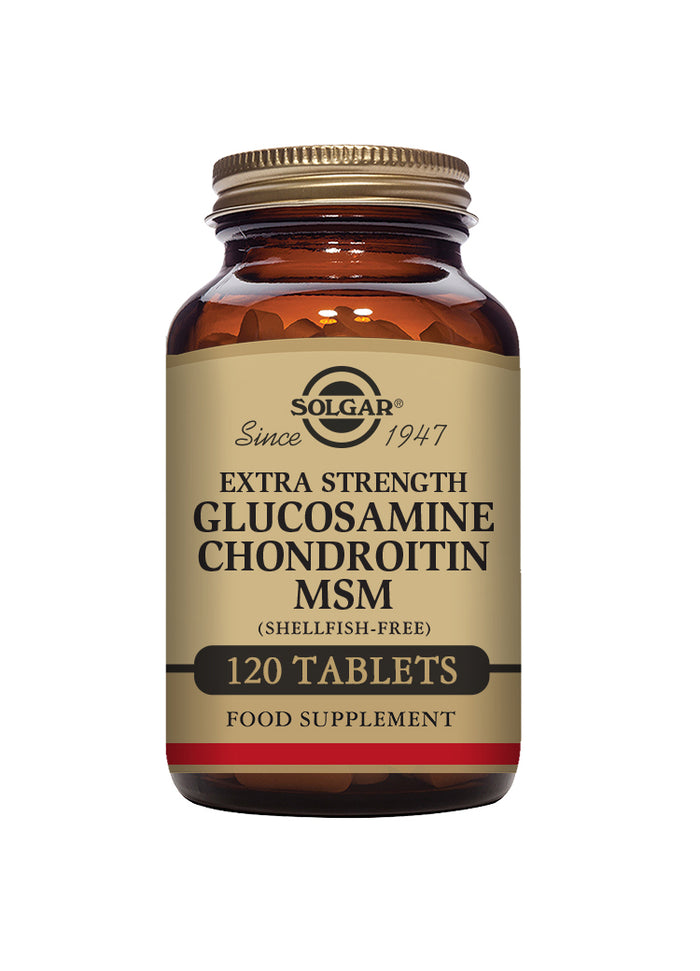 Solgar Extra Strength Glucosamine Chondroitin MSM 120's