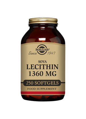 Solgar Lecithin (Soya) 1360mg 250's