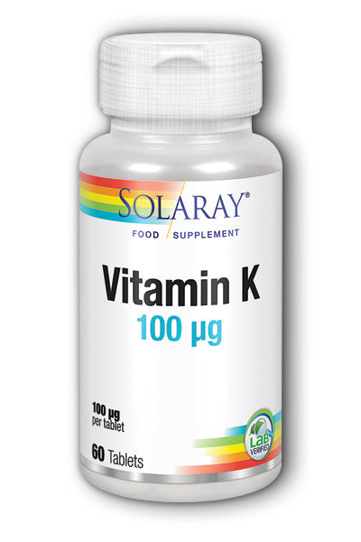 Solaray Vitamin K 100ug 60's