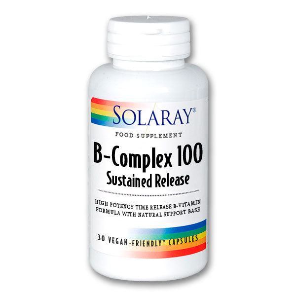Solaray B-Complex 100 Sustained Release 30's
