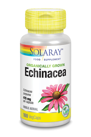 Solaray Organically Grown Echinacea Purpurea Aerial 100's
