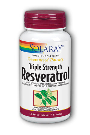 triple strength resveratrol 60s