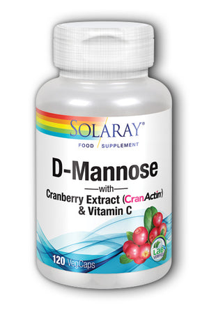 d mannose with cranberry extract cranactin vitamin c 120s