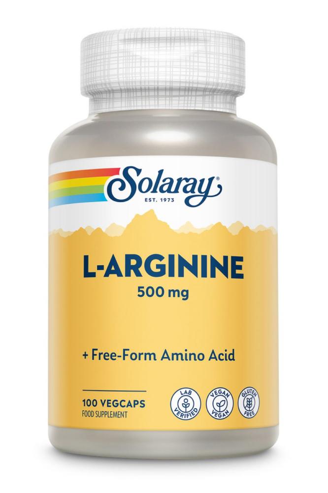 Solaray L-Arginine 500mg 100's
