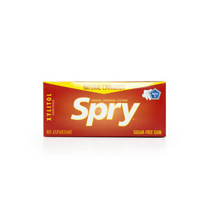 Spry Natural Cinnamon Xylitol Chewing Gum 10's